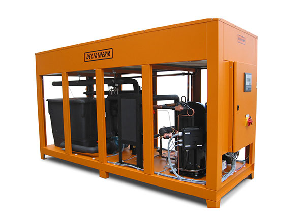 Heiz-/Kühlgerät mit E-Heizung und Kältemaschine