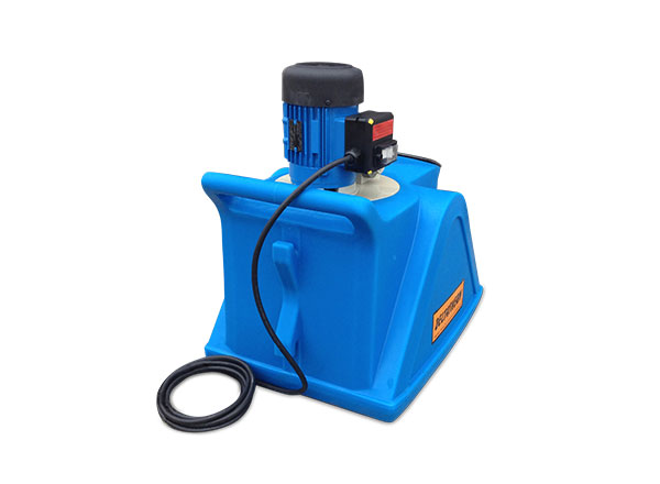 Vue arrière de la pompe DT-EK